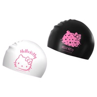 Hellokitty防水不勒硅膠泳帽