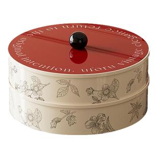 法式复古干果盘零食家用客厅茶几干果盒糖果盒摆放瓜子坚果收纳盒