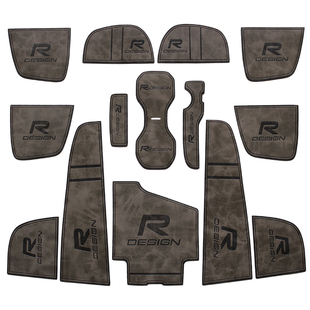 适用沃尔沃xc90 xc60装饰门槽水杯垫配件volvo内饰改装t8车内用品