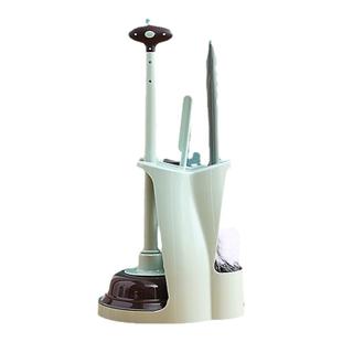 卫生间马桶刷家用洗厕所带底座刷子通马桶皮搋子管道堵塞疏通神器