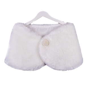 新娘毛披肩2024新款秋冬季时尚保暖婚纱斗篷披风礼服披肩长袖