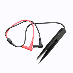 镊子型万用表笔夹子型贴片电容电压电阻测试元器件精密电子测试夹