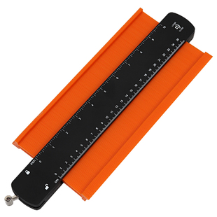 多功能取型器仿形规板金异形轮廓取弧度尺木工石膏板取样神器