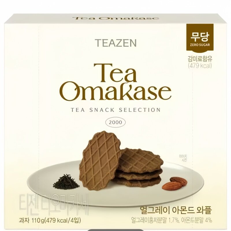 TEAZEN抹茶华夫饼薄脆饼干威化饼