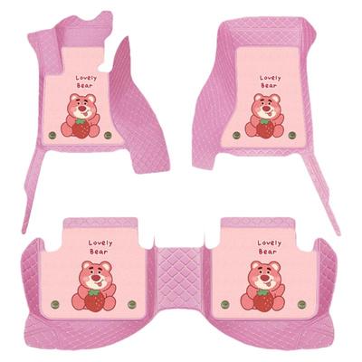 朵朵熊定制全包围耐磨汽车脚垫