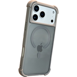 四角气囊防摔适用苹果17promax手机壳新款iphone17pro透明16磨砂15p简约14外壳13情侣12磁吸11全包边加厚plus