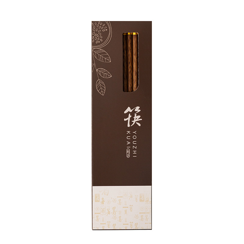 筷子家用高档福字鸡翅木
