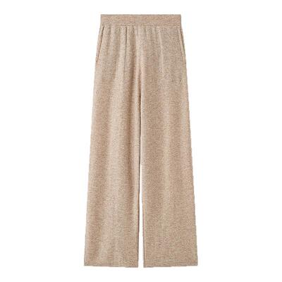 【绵羊绒混纺】Laurel劳芮26春新款山羊绒高腰直筒裤LWL371M01500