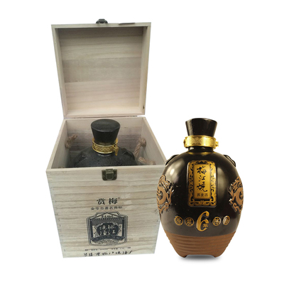 非遗+名特优梅江烧清香型50度窖藏足6年陈2.5L坛装苦荞麦烧白酒