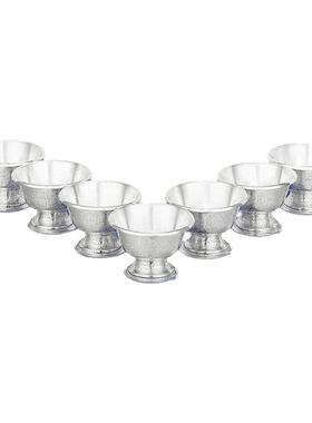 高脚供水碗S990纯银手工