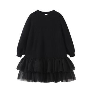 植木 儿童连衣裙2026春季新款中大童毛衣裙连衣裙女童裙子童装