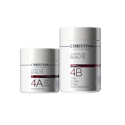 【礼遇季】科蕴兰红酒4A眼膜/4B面膜套装淡纹抗皱紧致礼盒