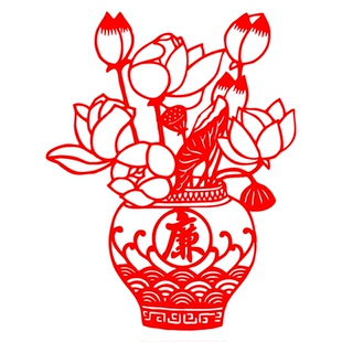 反腐倡廉清廉不干胶廉洁窗花剪纸建勤俭企事业机关大尺寸布置装饰