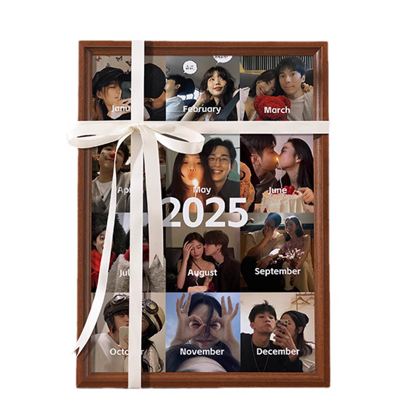 12宫格相框摆台情侣洗照片定制diy结婚一周年纪念日打印做成拼图