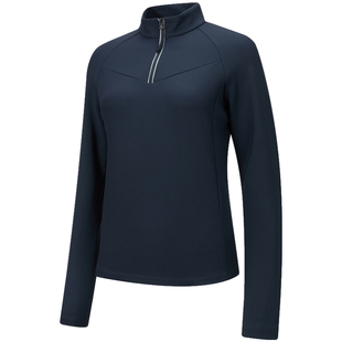 【新品】RAPIDO雳霹道25秋冬女士运动休闲半拉链圆领内搭高弹卫衣