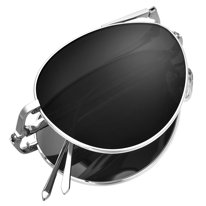 超轻纯钛偏光太阳镜男士设计师款高端高级感商务折叠蛤蟆墨镜可配