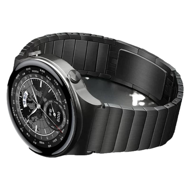 适用vivo watch5保时捷钢带VIVO watch3智能vivo 5手表iqoo表带WATCH 2男款3代辰夜黑月光白高级运动腕带