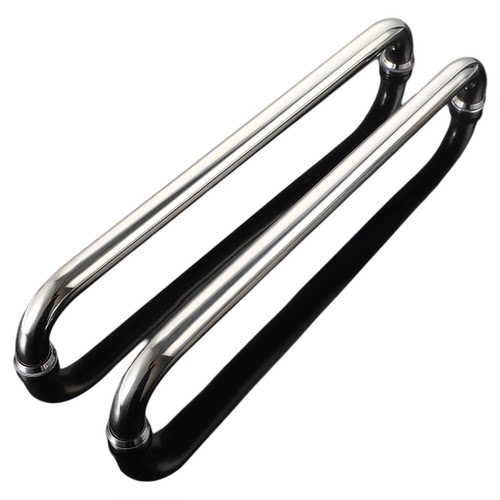 浴室玻璃门拉手304不锈钢淋浴房门把手卫生间推拉移门440铜芯拉手