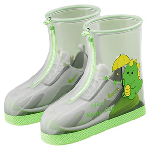 鞋套防水儿童女孩幼儿园男加厚防滑耐磨透气便携旅游上学专用雨靴