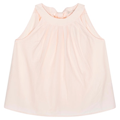 BUCH WEAR衬衫女2026夏季新款甜美蝴蝶结挂脖棉质无袖上衣645985