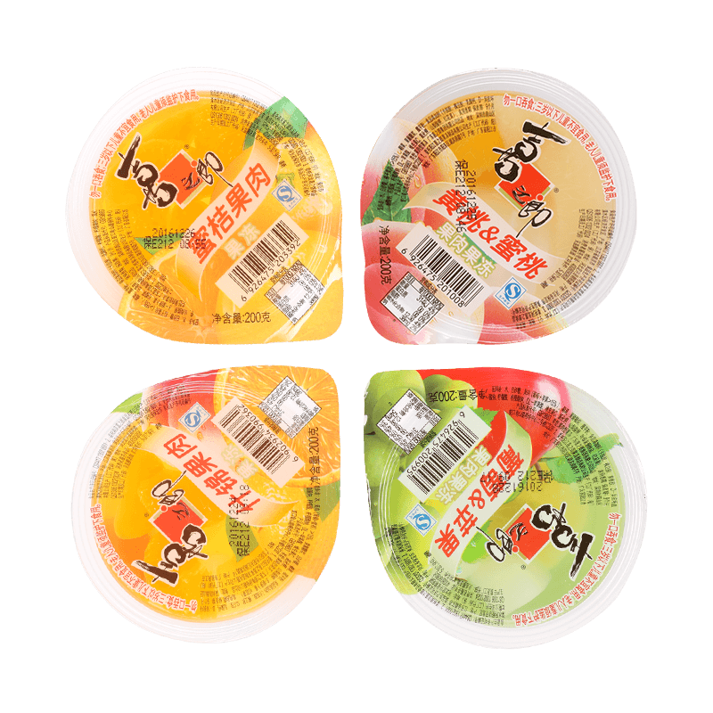 喜之郎大杯什锦蜜桔果肉果冻