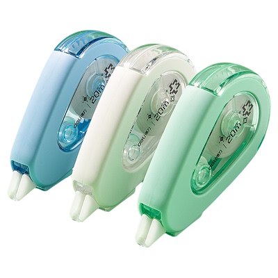 得力静音耐摔修正带学生用大容量实惠装30m日系ins高颜值涂改带改正带遮盖力强小学生初中生专用改错带