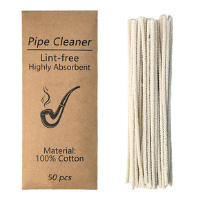 烟斗专用清洁通条165mm棉吸水耗材通用不易掉毛长款烟道烟嘴清洁