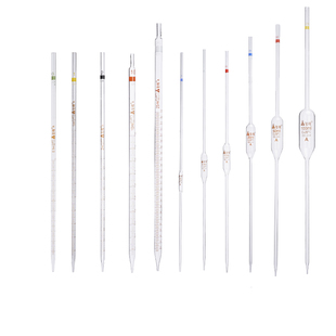 A级刻度吸管大肚玻璃移液管滴管环标分度吸量管 1 2 5 10 25 50ml