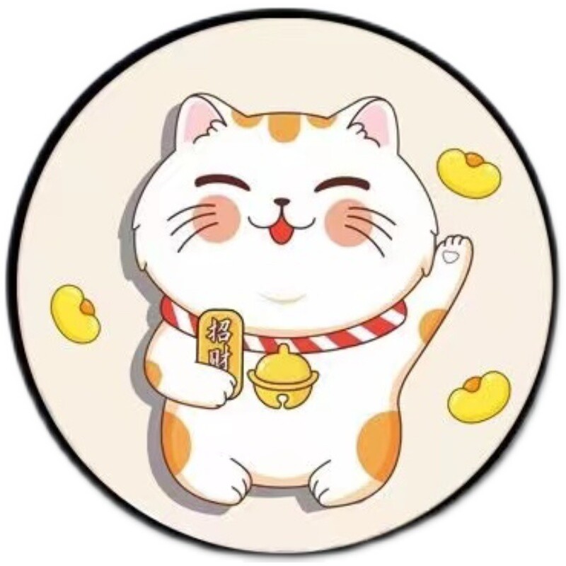 招财猫现代客厅2026十字绣新款