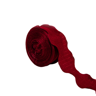 DIY烘焙褶皱丝带网红荷叶花边韩版蝴蝶结甜品台绑带绸带彩带织带