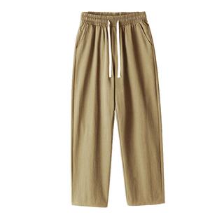 春夏男士高个子工装宽松直筒休闲裤加长阔腿裤115cm拖地百搭长裤