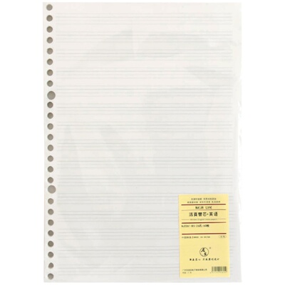 尼家道林纸A5B5活页本内替芯纸