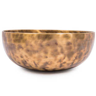 空铜颂钵暮鼓音碗尼泊尔手工瑜珈冥想铜碗摆件静心钵盂铜磬教程