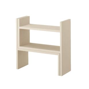 日式书架桌上实木创意简易厨房餐桌调料柜桌面整理收纳置物架