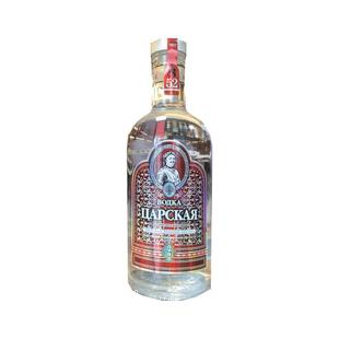 俄罗斯原装进口金银沙皇52度伏特加洋酒烈酒鸡尾酒700ml大瓶礼盒