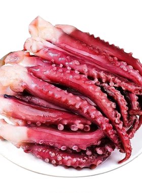 大鱿鱼须章鱼须冷冻特大号章鱼足八爪鱼腿铁板烧烤章鱼小丸子海鲜