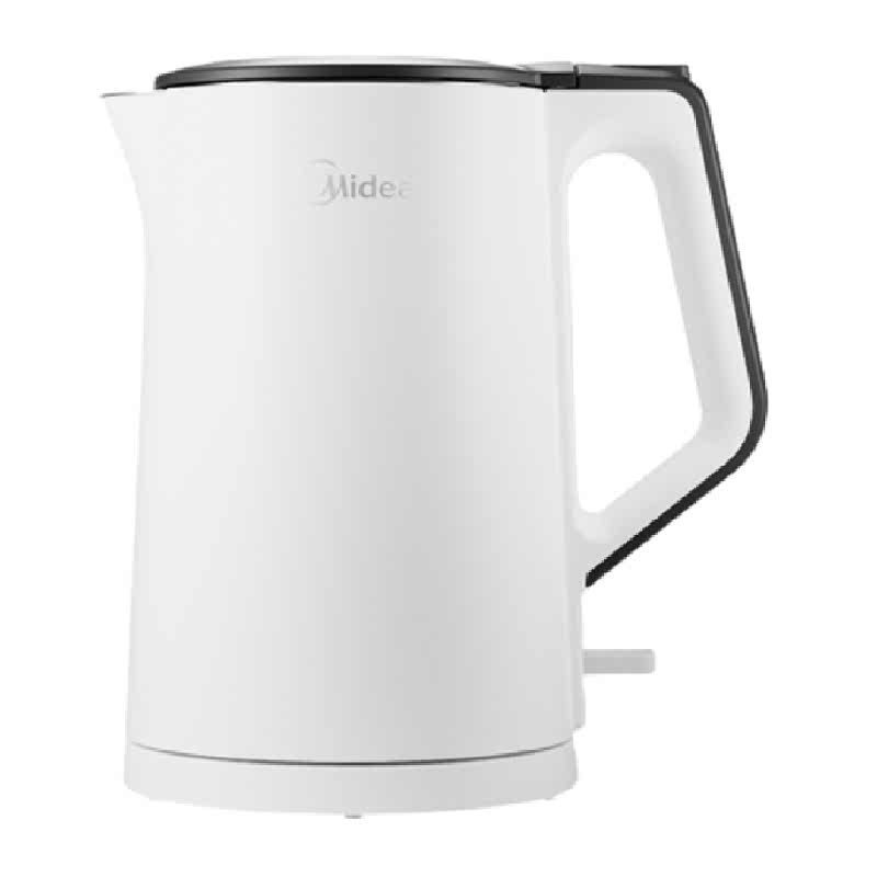 美的电热水壶家用不锈钢保温一体烧水壶自动断电大容量双层开水壶