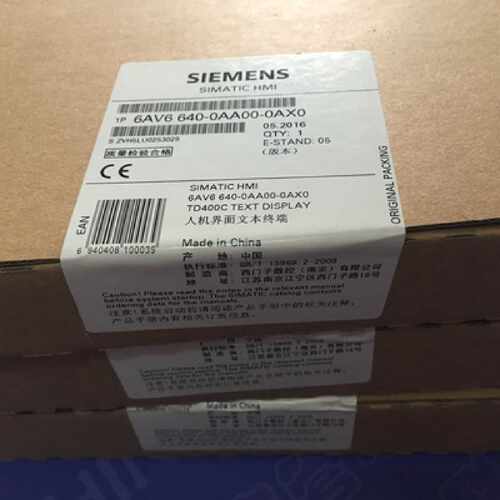 议价全新现货IP6AV66400AA000AX0TD400C文本显示器6AV66400AA000A