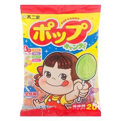 不二家棒棒糖水果味125g袋装