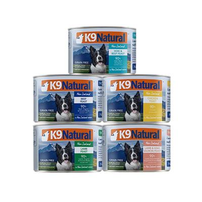K9Natural新西兰进口全价狗主食罐主粮湿粮成幼犬高蛋白170/370g
