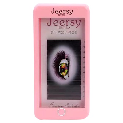 LC广角空气双尖扁毛哑光0.15双毛尖单根自然柔软美睫店专用睫毛