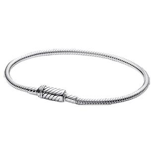 Pandora潘多拉Moments滑动式磁性链扣蛇骨链手链女礼物