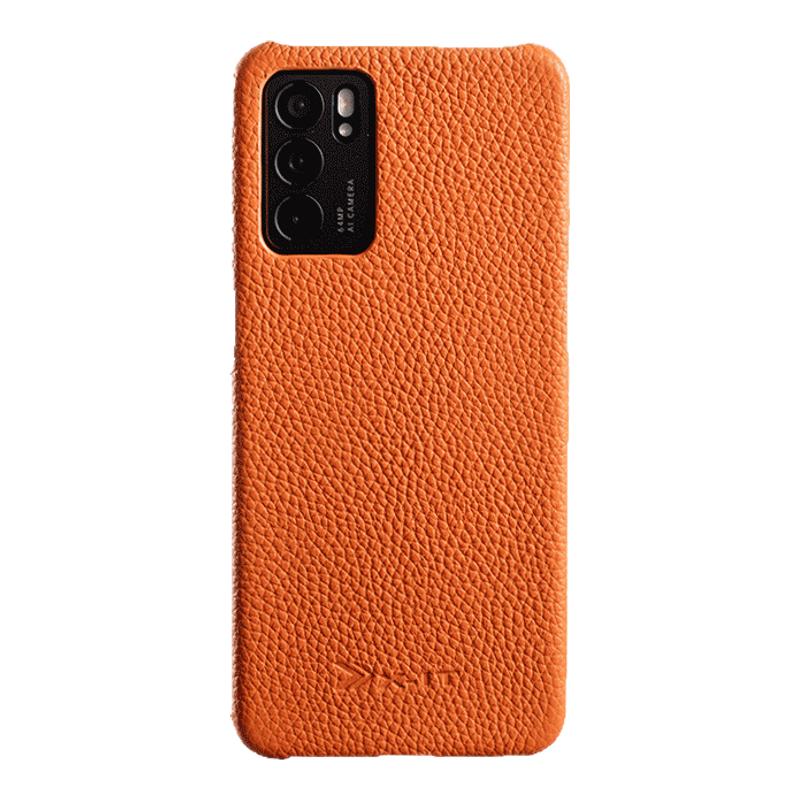 oppofindX6pro真皮后盖手机壳