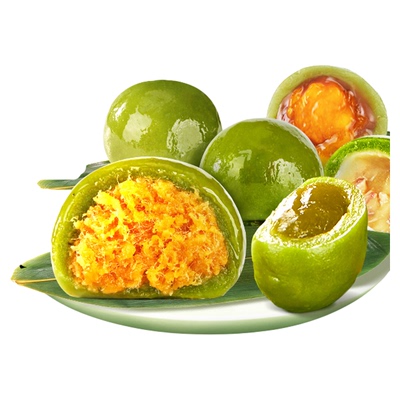 沈大成清明果蛋黄肉松青团糕点心