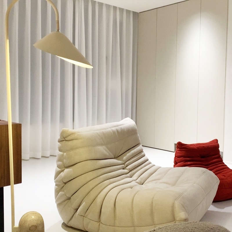 毛毛虫沙发客厅2025新款卧室懒人沙发小户型家具休闲轻奢布艺沙发