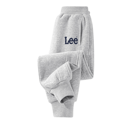 LeeKids童装男童裤子小男孩加绒加厚长裤儿童冬季百搭双切线卫裤