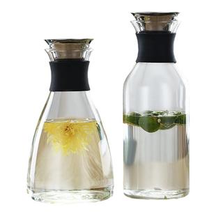 耐热防爆玻璃冷水壶欧式风格丹麦solo凉水壶加厚凉白开水玻璃壶