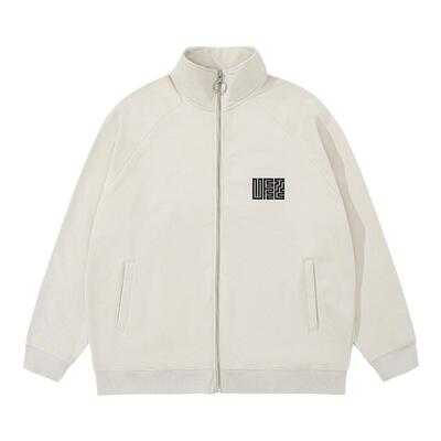 UFZ九叠篆国潮官印立领拉链衫