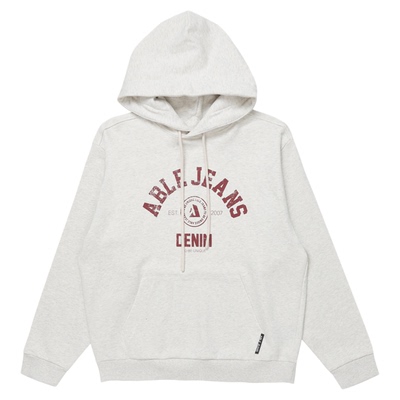 ABLEJEANS美式复古连帽卫衣