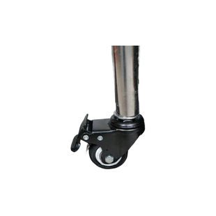 包邮2寸线棒轮精益管脚轮膨胀胶万向轮插杆方管圆管滑轮水管轮子